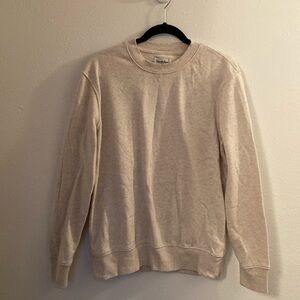 Cotton blend crew neck